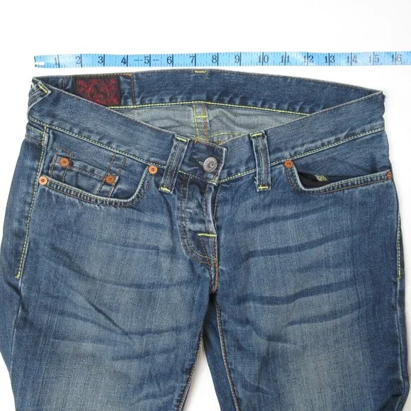 Vintage Evisu EU ED Women's Jeans 28 - Picture 6 of 12